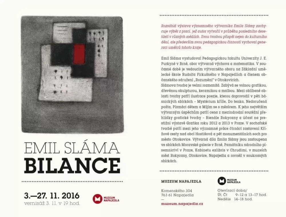 Emil Sláma &#8211; Bilance