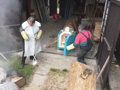 Keramika Raku - třetí pálení 39 57